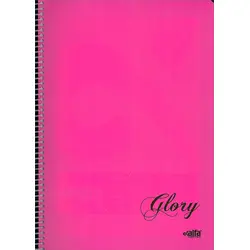 Glory A4 Boy 120 Yaprak Çizgili Spiral Kapak Alfa Defter