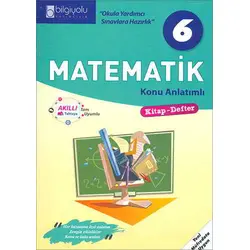 Bilgiyolu 6.Sınıf Matematik Konu Anlatımlı (Yeni Müfredat)
