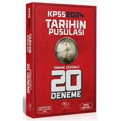 2024 KPSS Tarihin Pusulası 20 Deneme Çözümlü - İsmail Adıgüzel CBA Yayınları