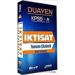 Dahi Adam Duayen KPSS - A İktisat Tamamı Çözümlü Soru Bankası