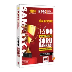 Yargı Yayınları 2024 KPSS Eğitim Bilimleri Şampiyon Çözümlü Soru Bankası
