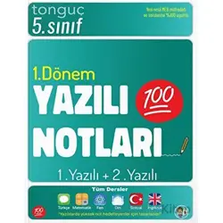 5. Sınıf Yazılı Notları 1. Dönem 1 ve 2. Yazılı Tonguç Akademi