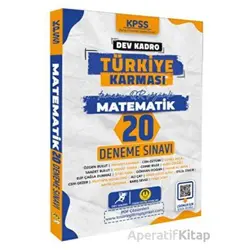 2024 KPSS Dev Kadro Türkiye Karması - Matematik 20 Deneme - Kolektif - Tasarı Eğitim Yayınları