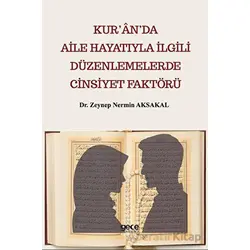 Kur’an’da Aile Hayatıyla İlgili Düzenlemelerde Cinsiyet Faktörü