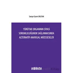 Yürütme Organının Siyasi Sorumluluğunun Sağlanmasında Alternatif Anayasal Müesseseler