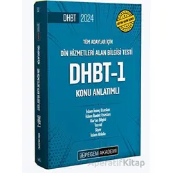 2024 Din Hizmetleri Alan Bilgisi Testi DHBT-1 Konu Anlatımlı - Kolektif - Pegem Akademi Yayıncılık