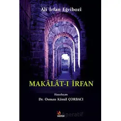 Makalat-ı İrfan - Osman Kamil Çorbacı - Kriter Yayınları