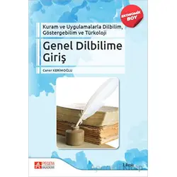 Genel Dilbilimine Giriş - Caner Kerimoğlu - Pegem Akademi Yayıncılık