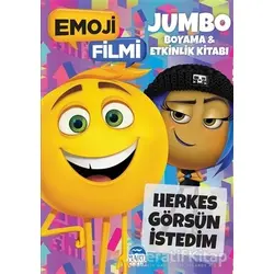 Emoji Filmi Jumbo Boyama ve Etkinlik Kitabı - Cordelia Evans - Martı Çocuk Yayınları