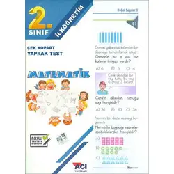 Açı Yayınları 2.Sınıf Matematik Yaprak Test