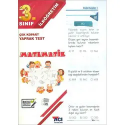 Açı Yayınları 3. Sınıf Matematik Yaprak Test