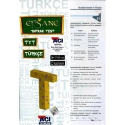 Açı Yayınları YKS TYT Türkçe Yaprak Test