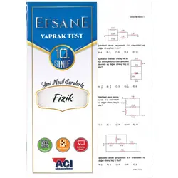 Açı Yayınları 10. Sınıf Fizik Yaprak Test
