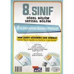 Açı 8.Sınıf 5li Efsane Paket Deneme Sınavı