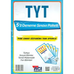 TYT 5li Deneme Sınavı Açı Yayınları