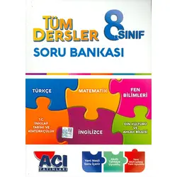 8.Sınıf Tüm Dersler Soru Bankası Açı Yayınları