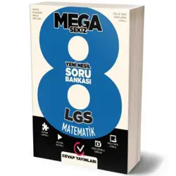 Cevap 8.Sınıf LGS Mega Matematik Yeni Nesil Soru Bankası
