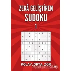 Zeka Geliştiren Sudoku 1 - Ramazan Oktay - Beyaz Balina Yayınları