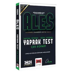 Yargı Yayınları 2024 ALES Vip Sayısal-Sözel Yetenek Çek Kopart Yaprak Test