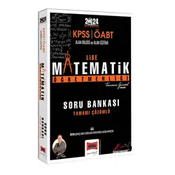 Yargı Yayınları 2024 ÖABT Lise Matematik Öğretmenliği Soru Bankası