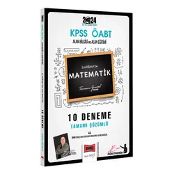 Yargı Yayınları 2024 ÖABT İlköğretim Matematik Öğretmenliği 10 Deneme