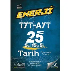 Enerji Tyt-Ayt Tarih 25 Deneme Sınavı - Elif Yaşdağ Sevilgen - Palme Yayıncılık