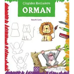 Çizgiden Resimlere - Orman - Rosa Maria Curto - 1001 Çiçek Kitaplar
