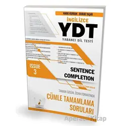 YDT İngilizce Sentence Completion Issue 3 - Burak Yaşar - Pelikan Tıp Teknik Yayıncılık