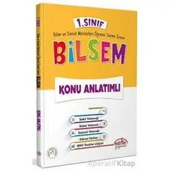 1.Sınıf Bilsem Konu Anlatımlı Editör Yayınları