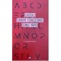 Çağdaş Türkiye Türkçesinde Cümle Yapısı - Halilibrahim Ertürk - Paradigma Akademi Yayınları