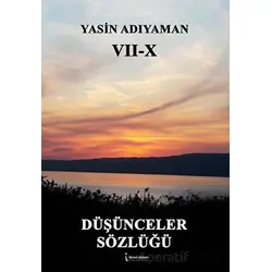 Düşünceler Sözlüğü - Yasin Adıyaman - İkinci Adam Yayınları