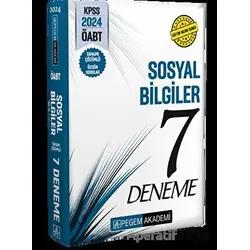 2024 KPSS ÖABT Sosyal Bilgiler Öğretmenliği Tamamı Çözümlü 7 Deneme