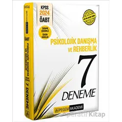 2024 KPSS ÖABT Psikolojik Danışma ve Rehberlik Öğretmenliği Tamamı Çözümlü 7 Deneme