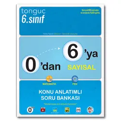 0dan 6ya Sayısal Konu Anlatımlı Soru Bankası Tonguç Yayınları
