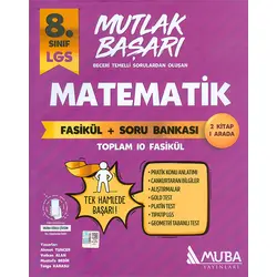 LGS 8.Sınıf Matematik Fasiküller + Soru Bankası Muba Yayınları