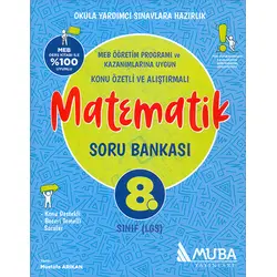 8.Sınıf Matematik Soru Bankası Muba Yayınları