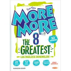 More More 8 The Greatest 1.Dönem LGS İngilizce Genel Denemeler Kurmay Yayınları