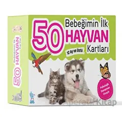 Bebeğimin İlk 50 Hayvan Kartları - Zeynep Doğru - Minik Damla Yayınevi