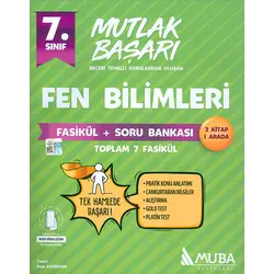 7.Sınıf Mutlak Başarı Fen Bilimleri Fasikül ve Soru Bankası Muba Yayınları