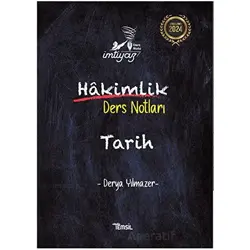 Hakimlik Ders Notları Tarih - Derya Yılmazer - Temsil Kitap
