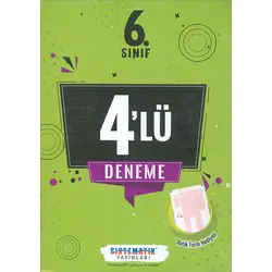 6.Sınıf Tüm Dersler 4lü Deneme Sistematik Yayınları