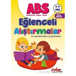 ABS 3-4 Yaş Eğlenceli Alıştırmalar - Buçe Dayı - Pinokyo Yayınları