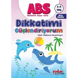 ABS 3-4 Yaş Dikkatimi Güçlendiriyorum - Buçe Dayı - Pinokyo Yayınları