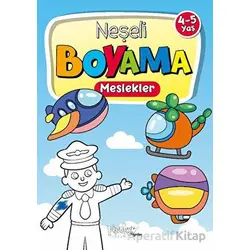 4-5 Yaş Neşeli Boyama Meslekler - Buçe Dayı - Pinokyo Yayınları