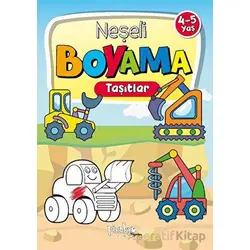 4-5 Yaş Neşeli Boyama Taşıtlar - Buçe Dayı - Pinokyo Yayınları