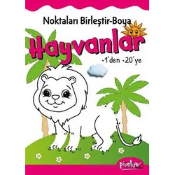 Noktaları Birleştir-Boya Hayvanlar-1’den 20’ye - Buçe Dayı - Pinokyo Yayınları
