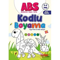 ABS 5-6 Yaş Kodlu Boyama - Buçe Dayı - Pinokyo Yayınları