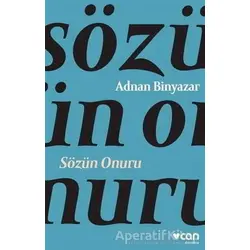 Sözün Onuru - Adnan Binyazar - Can Yayınları