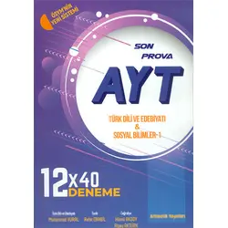 AYT Türk Dili Edebiyatı Ve Sosyal Bilimler 12X40 Deneme (Kampanyalı) Aritmetik Yayınları
