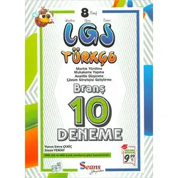 8. Sınıf LGS Türkçe 10 Deneme Seans Yayınları - 2018